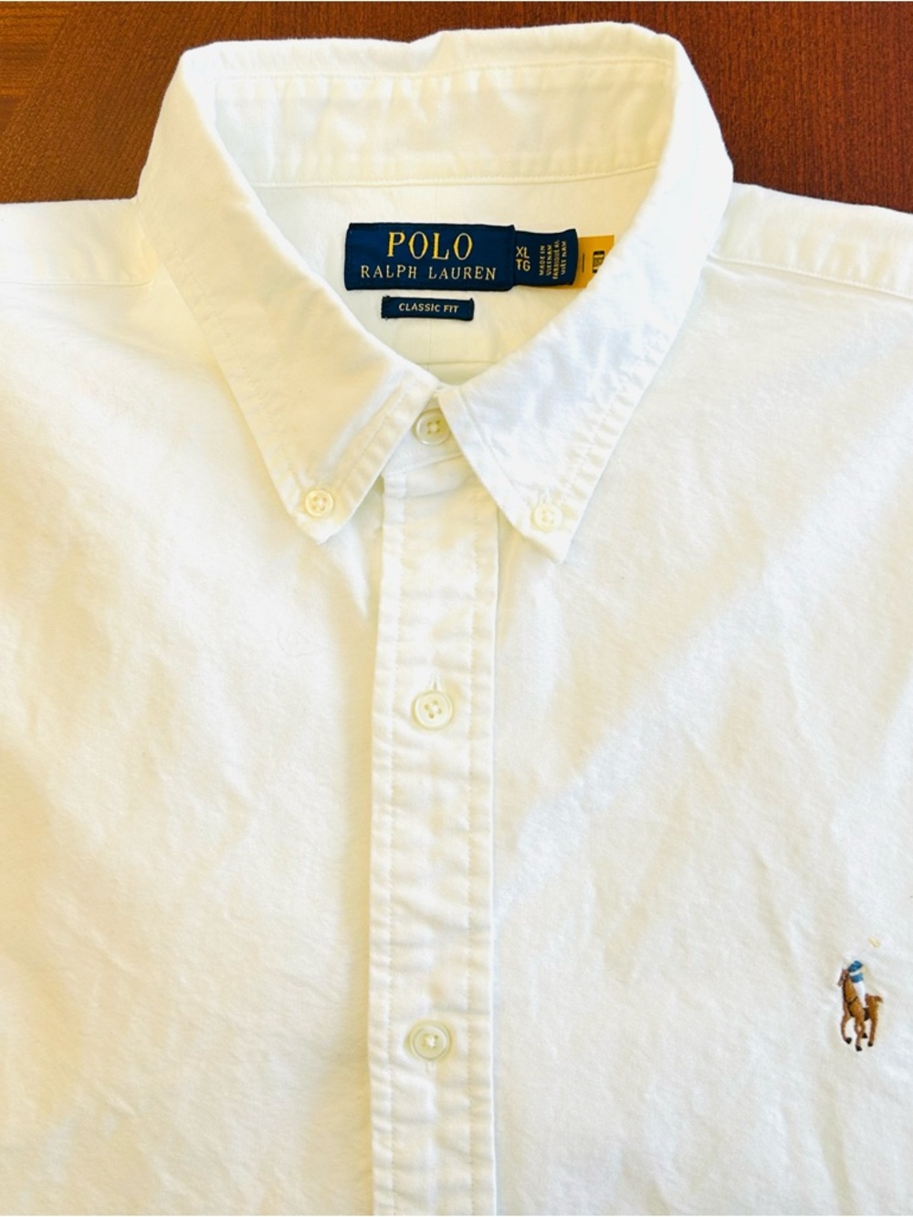 Polo Ralph Lauren Classic Fit Cotton Oxford Shirt - Picture 14 of 14